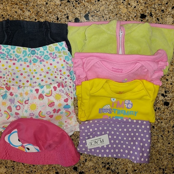 Garanimals Girls *2 PACK* 12 Goblins One Piece 18 Month Dinosaur one piece
